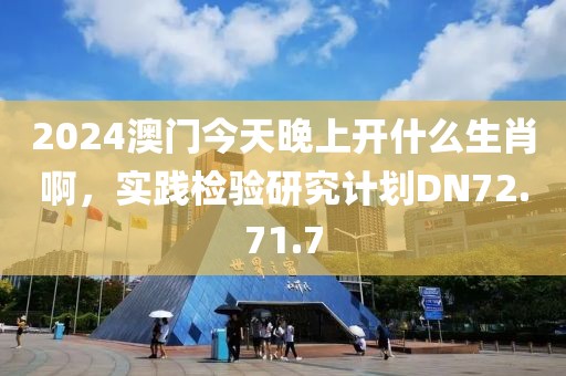 2024澳門今天晚上開什么生肖啊，實踐檢驗研究計劃DN72.71.7