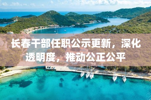 長春干部任職公示更新，深化透明度，推動公正公平