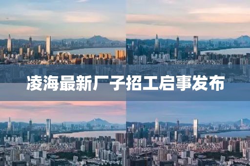 凌海最新廠子招工啟事發(fā)布