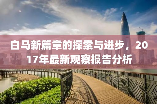 白馬新篇章的探索與進(jìn)步，2017年最新觀察報(bào)告分析