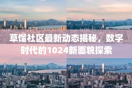 草餾社區(qū)最新動態(tài)揭秘，數(shù)字時代的1024新面貌探索