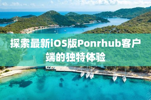 探索最新iOS版Ponrhub客戶端的獨(dú)特體驗(yàn)