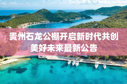 貴州石龍公棚開啟新時代共創(chuàng)美好未來最新公告