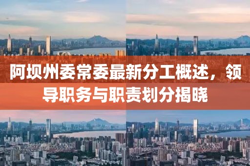 阿壩州委常委最新分工概述，領(lǐng)導(dǎo)職務(wù)與職責(zé)劃分揭曉