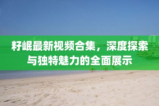 籽岷最新視頻合集，深度探索與獨(dú)特魅力的全面展示