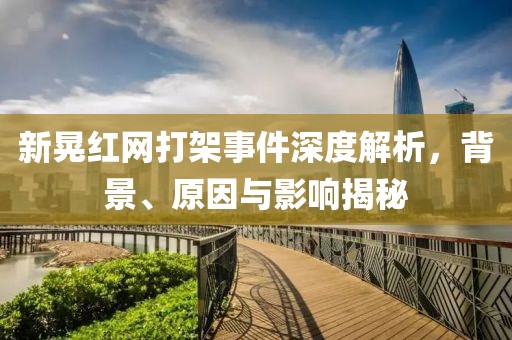 新晃紅網(wǎng)打架事件深度解析，背景、原因與影響揭秘