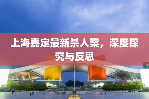 上海嘉定最新殺人案，深度探究與反思