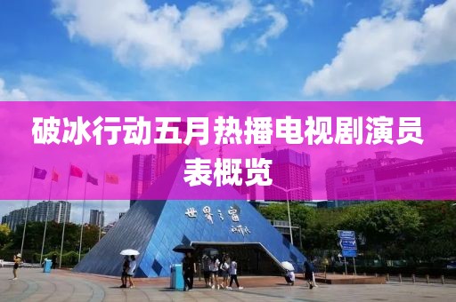 破冰行動(dòng)五月熱播電視劇演員表概覽