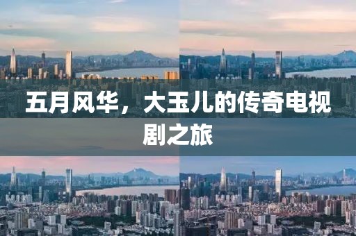 五月風(fēng)華，大玉兒的傳奇電視劇之旅