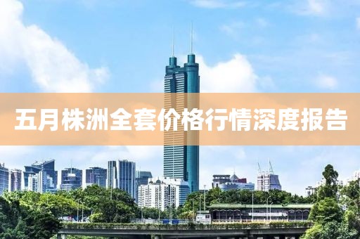 五月株洲全套價格行情深度報告