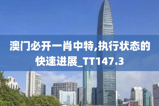 澳門必開一肖中特,執(zhí)行狀態(tài)的快速進展_TT147.3