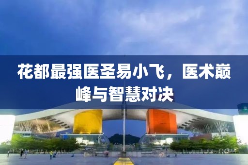 花都最強醫(yī)圣易小飛，醫(yī)術(shù)巔峰與智慧對決